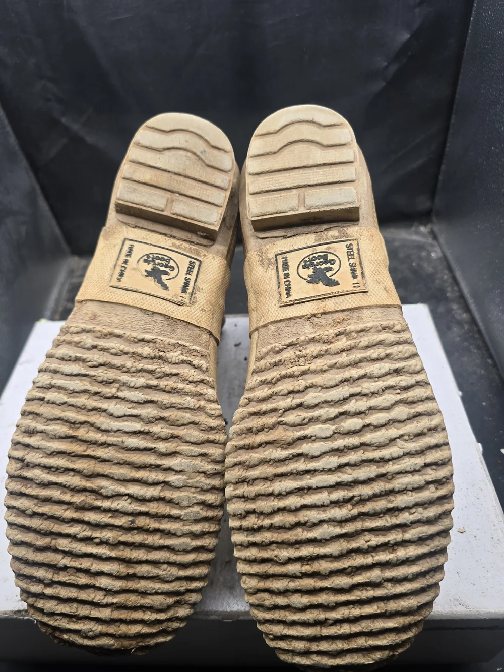 Georgia Boot Tan Waterproof Pull-On Rain & Snow Boots